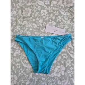 CRZ YOGA Womens Turquoise Swim Bikini Bottoms Size Small New With Tags